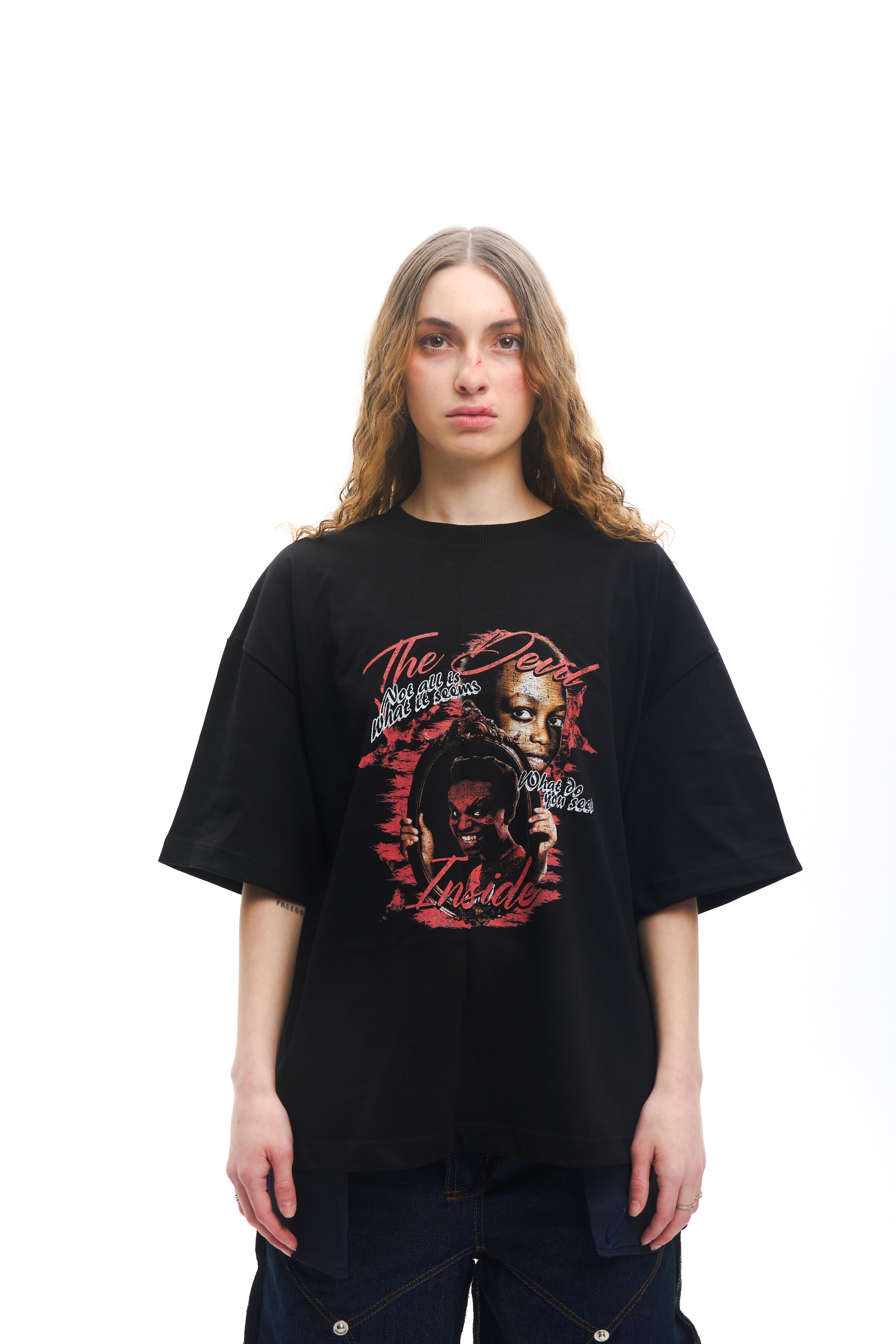 Reflection Error Tee Black