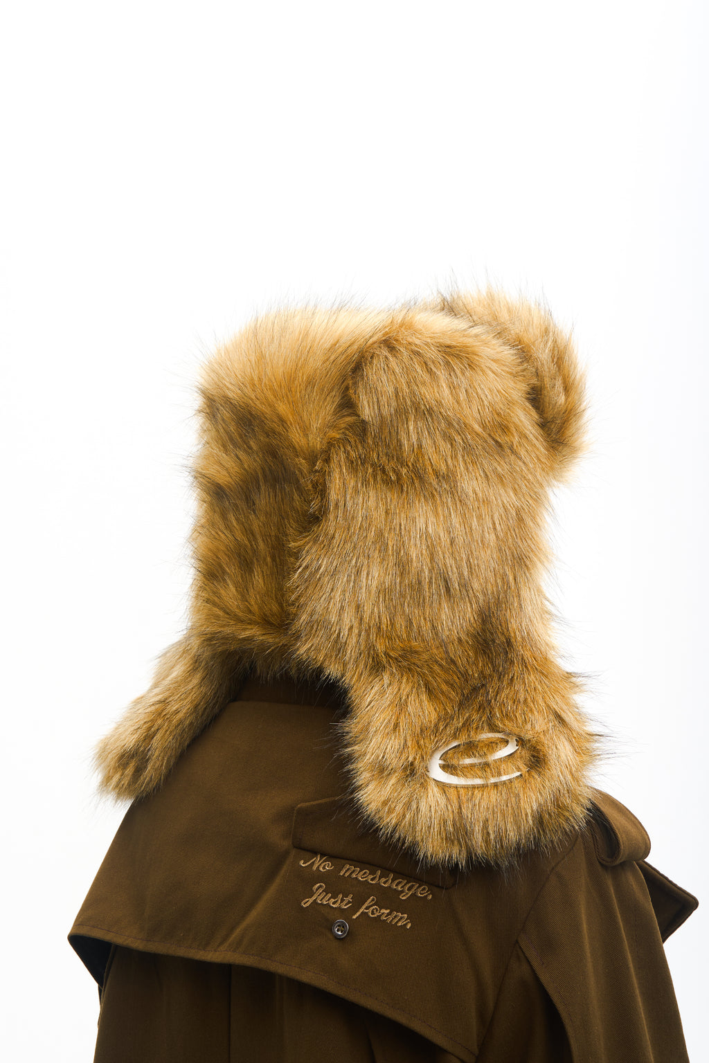 Metal "e" Hat Brown