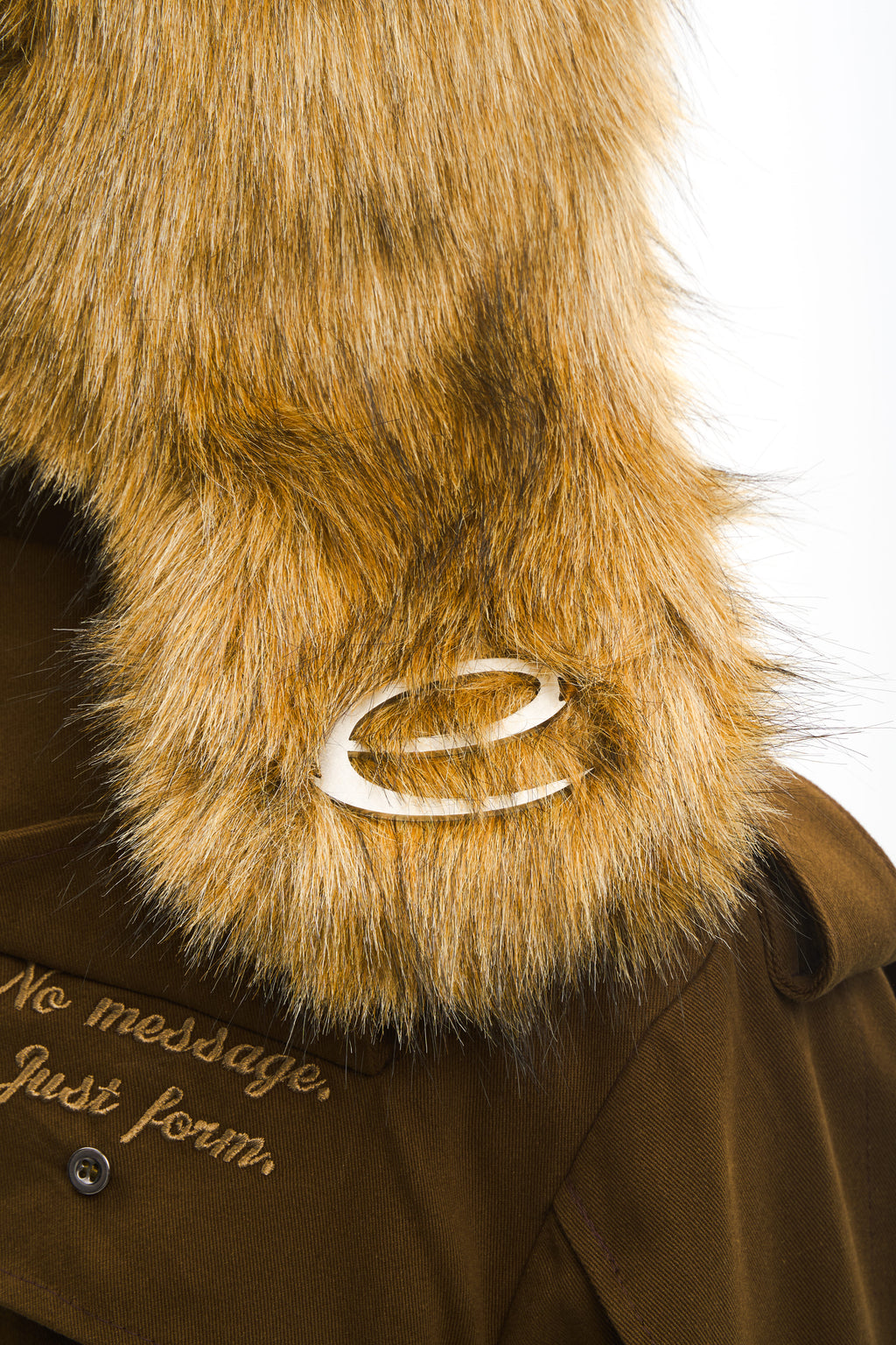 Metal "e" Hat Brown