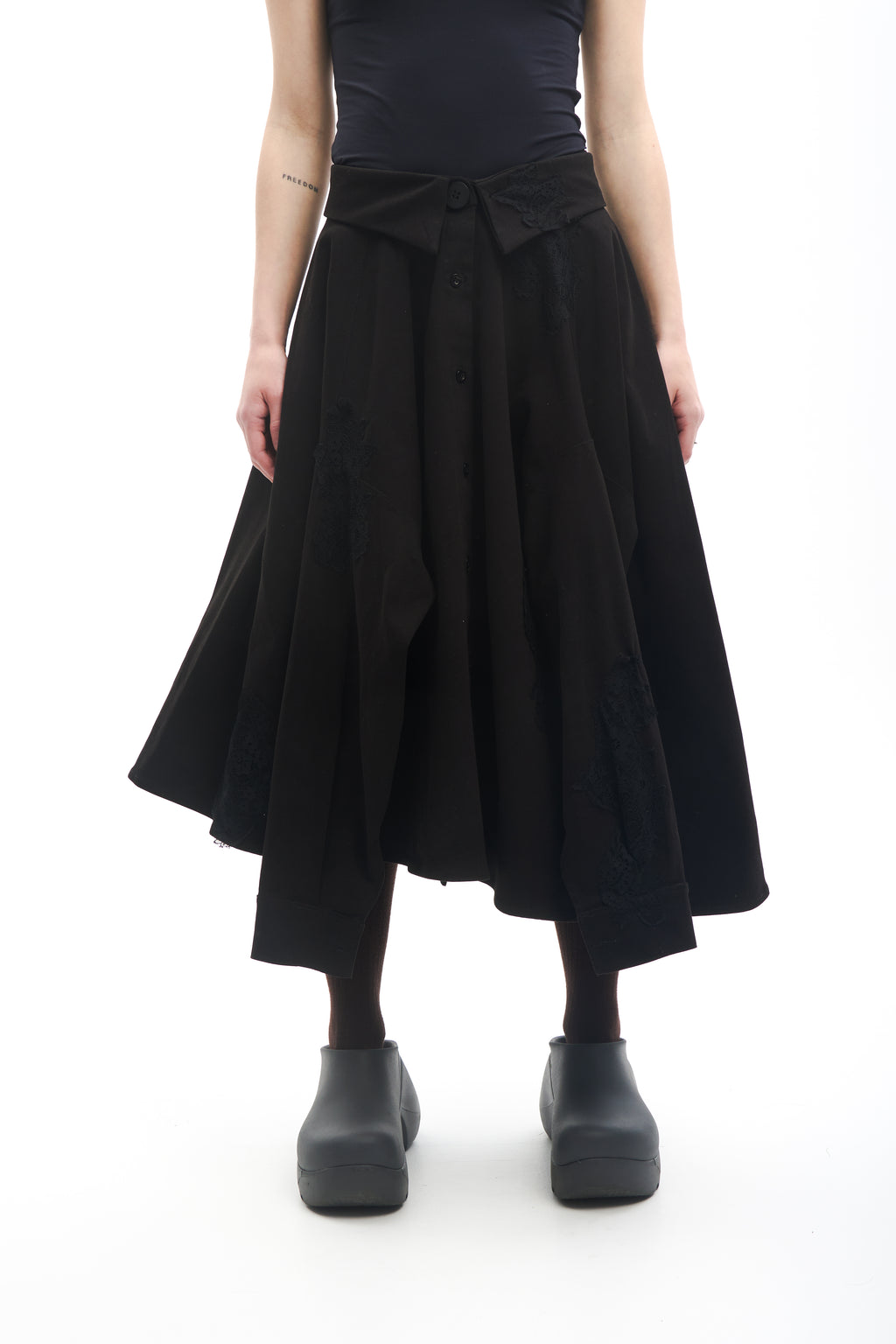 Shirt Skirt Black