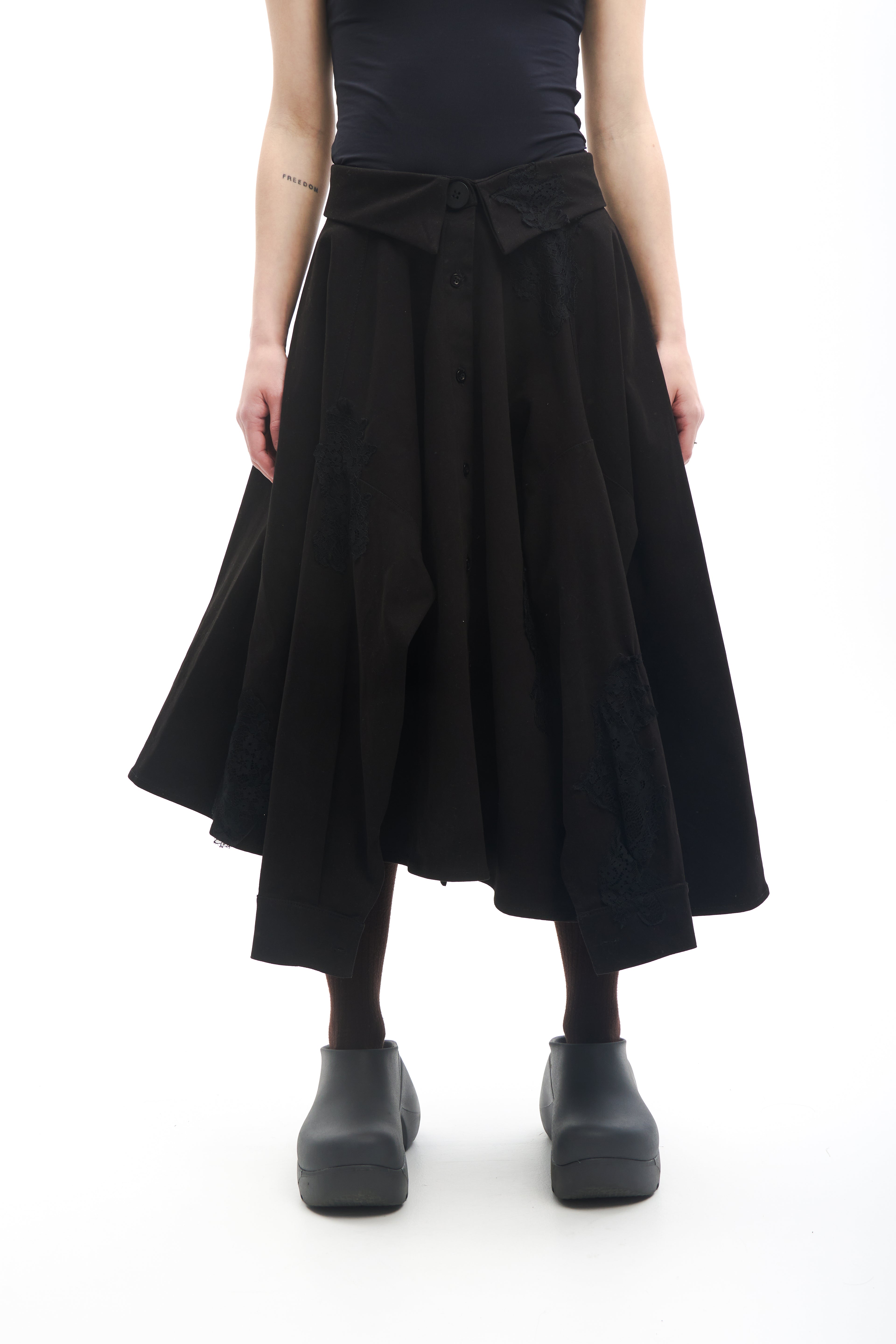 Shirt Skirt Black