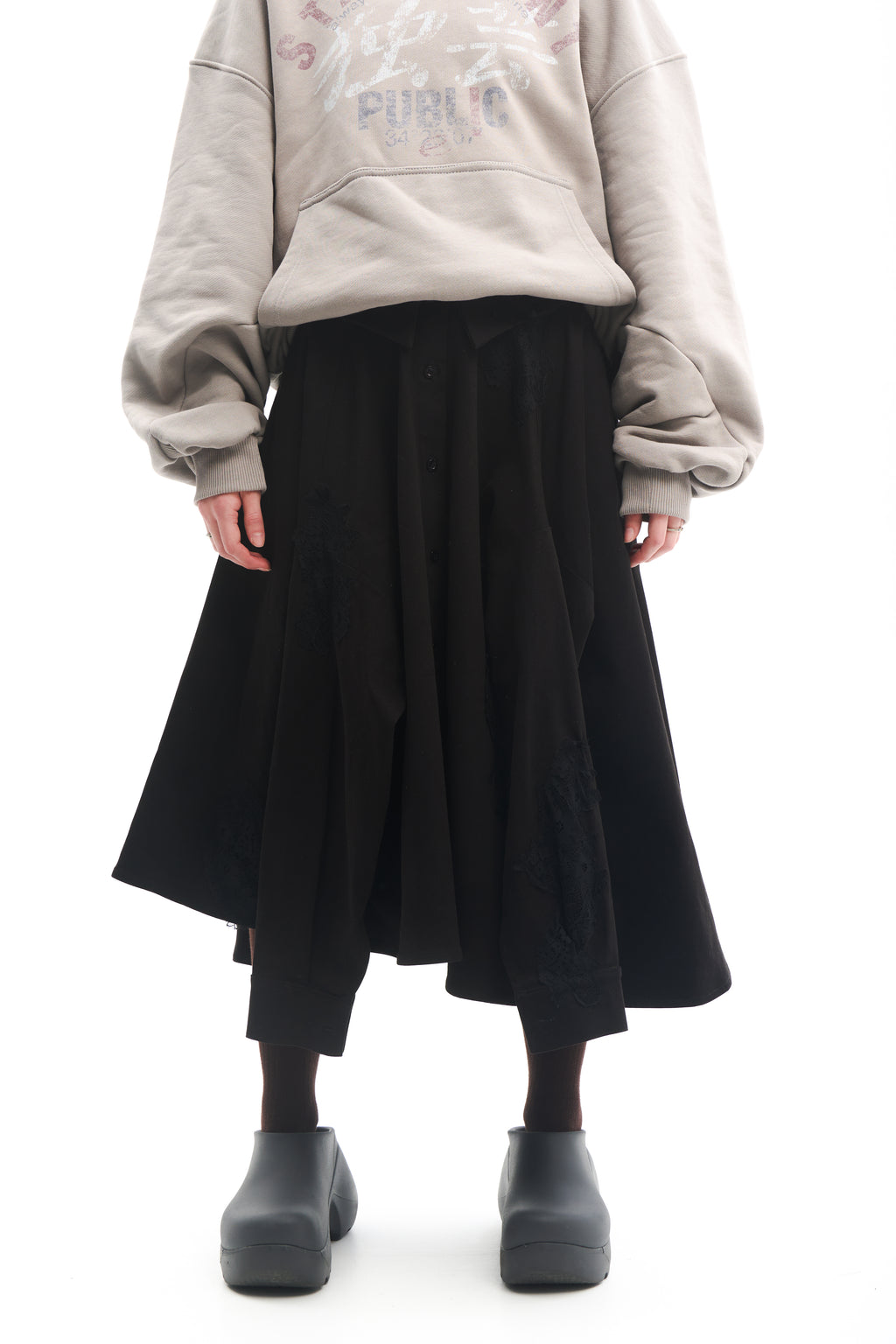 Shirt Skirt Black