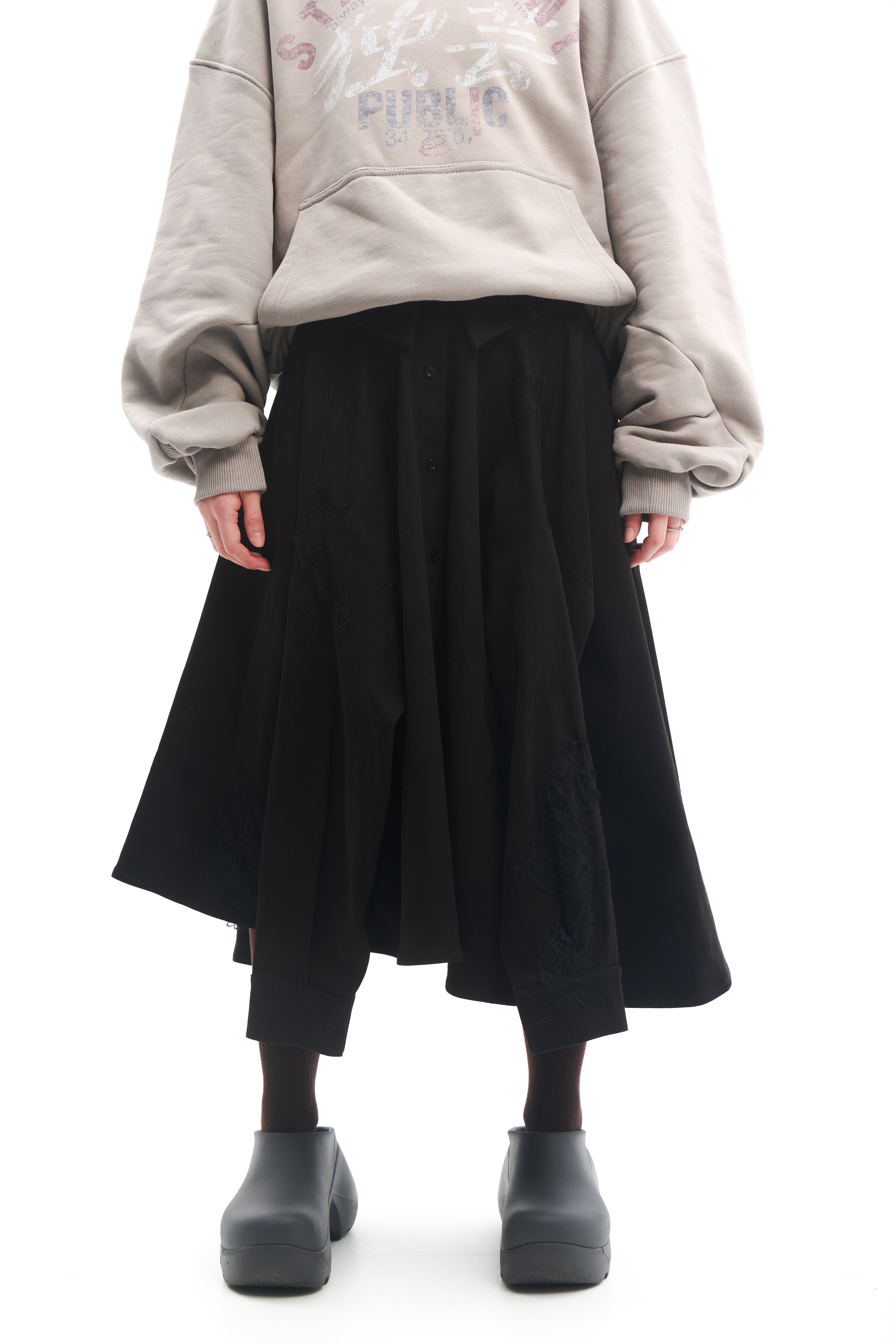 Shirt Skirt Black