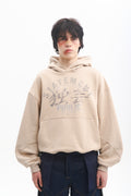 Dust Script Hoodie Beige