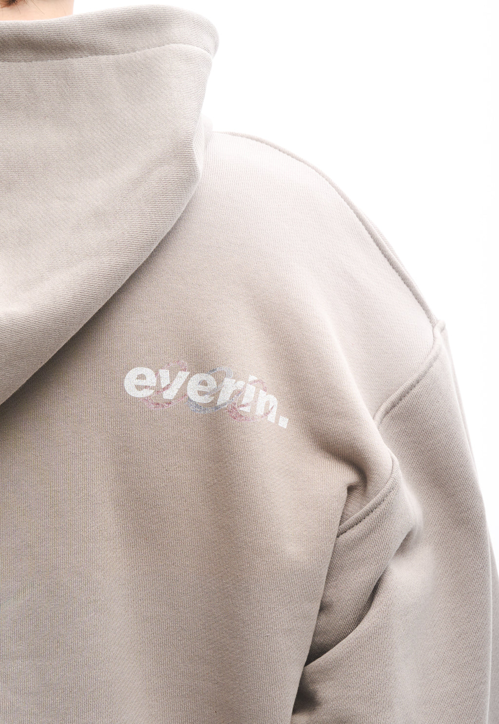 Dust Script Hoodie Grey